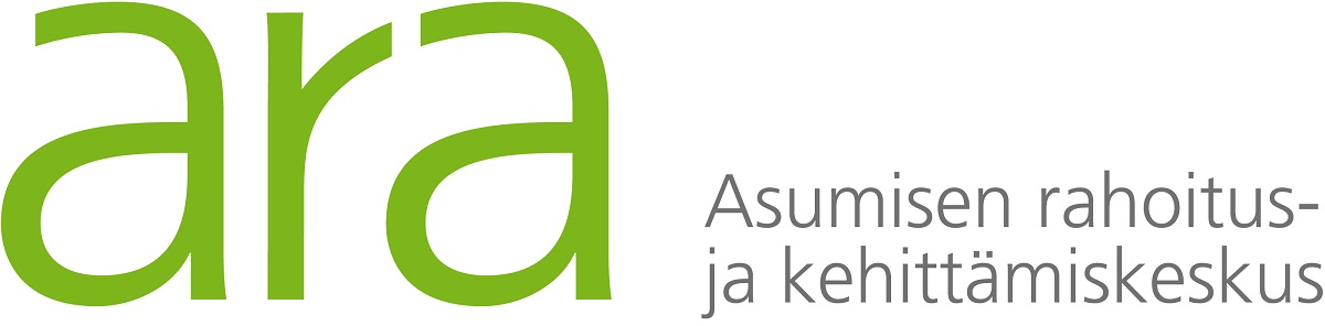 ARA Asumisen rahoitus- ja kehittämiskeskuksen logo