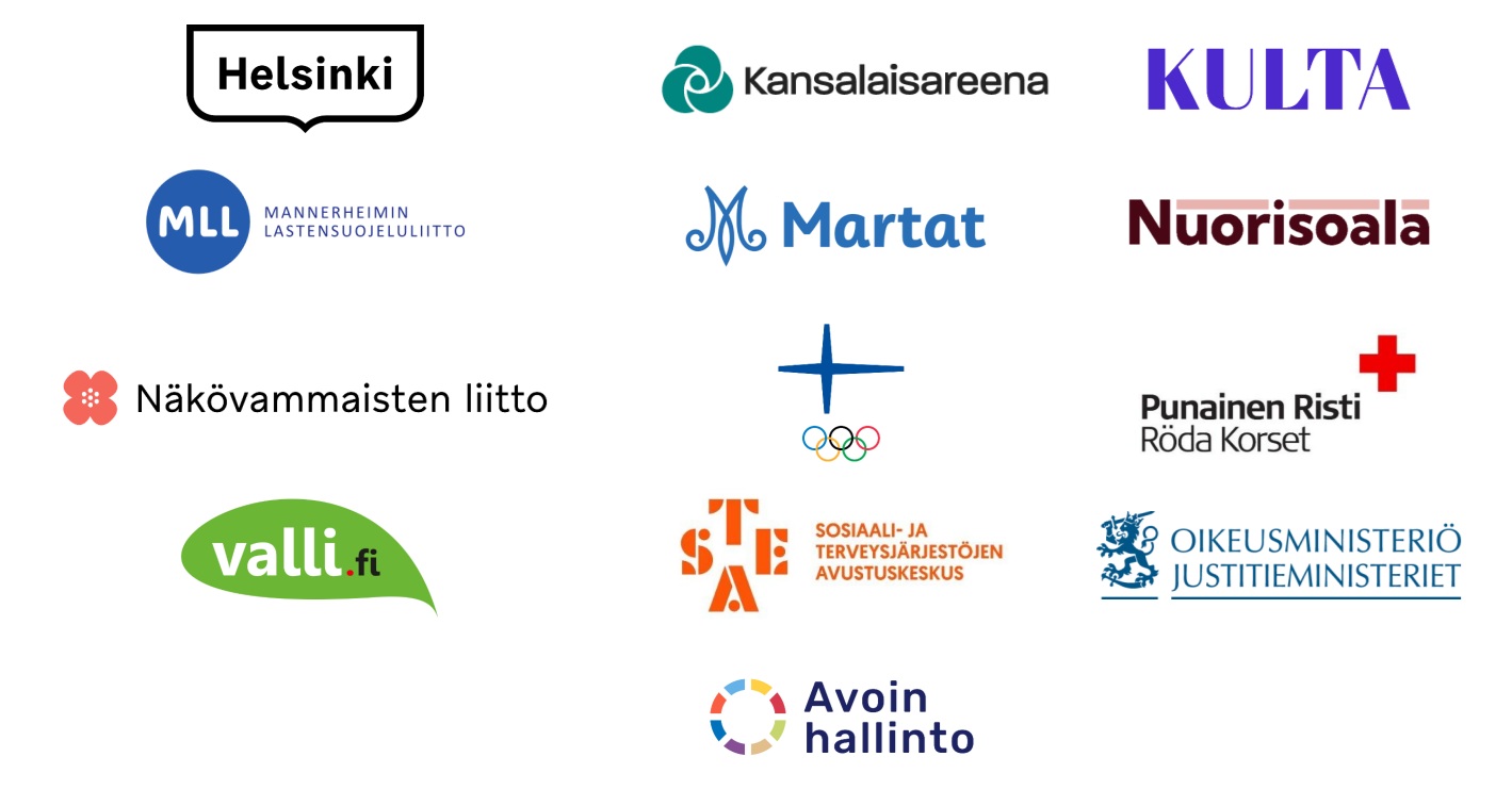Kuvassa on kansalaisjärjestöakatemian järjestäjien logoja.