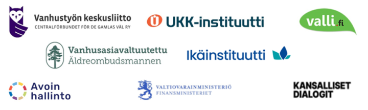 Vanhusneuvostopäivän järjestäjien logot